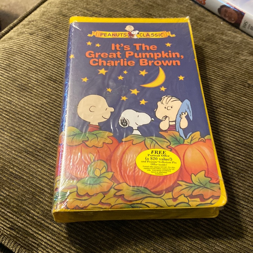 It’s The Great Pumpkin, Charlie Brown VHS movie. Excellent condition.
